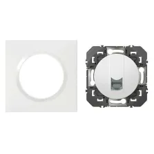 Prise blindée RJ45 catégorie6 FTP dooxie finition blanc