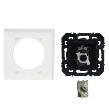 Prise blindée RJ45 catégorie6 FTP dooxie finition blanc