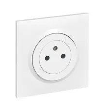 Prise surface dooxie avec plaque de finition
