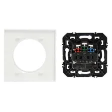 Prise surface dooxie avec plaque de finition