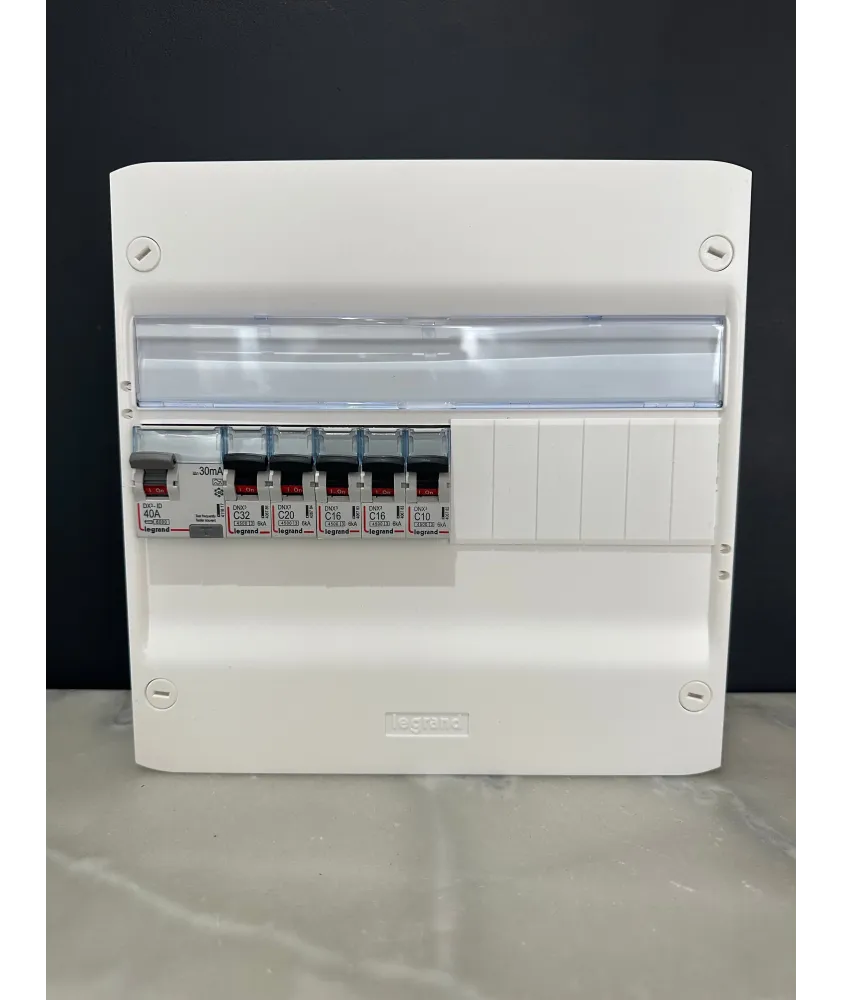 Tableau électrique 1 rangée assemblée par Elec discount avec composant Legrand : ID40A
