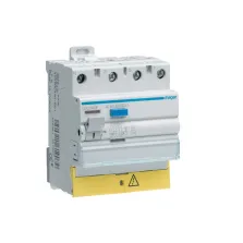 CDC840F Hager Interrupteur différentiel triphasé + neutre 40A 30mA type AC à bornes décalées