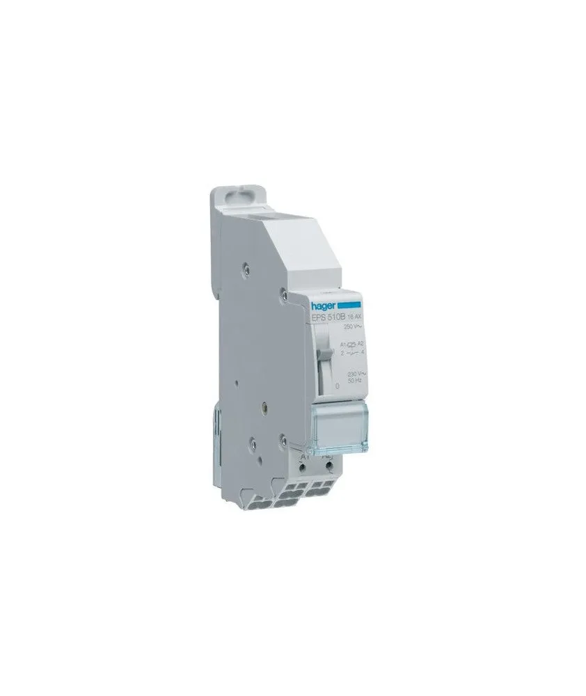 HAGER - TÉLÉRUPTEUR 1F - 230V SANS VIS - EPS510B