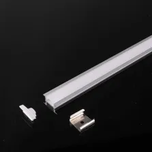 Profilé Aluminium Encastrable pour ruban 12V ou 24V 1M