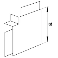 Angle plat lifea pour LF/FB60190 60X190