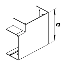 Angle plat pour goulotte de distribution LFF 60x90