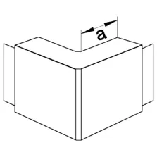 Angle extérieur pour goulotte de distribution lifea LFF 40x40